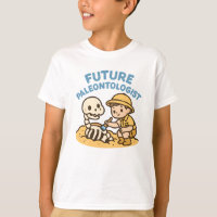 T-shirt voor toekomstige paleontoloog voor kindere