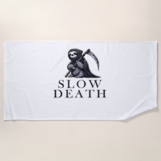 T-shirt voor trage dood strandlaken