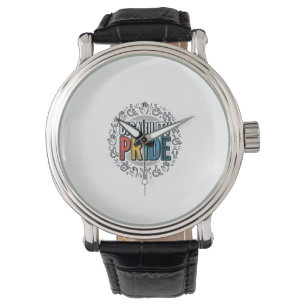 T-shirt voor trots op een beperking, inclusief bew horloge