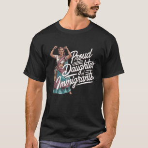 T-shirt voor trotse dochter van immigranten Eerste