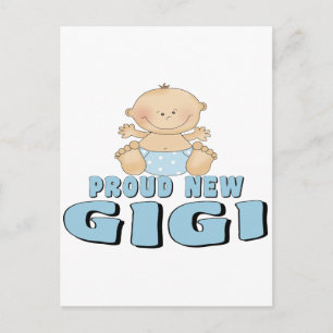 T-shirt voor trotse nieuwe Gigi Briefkaart