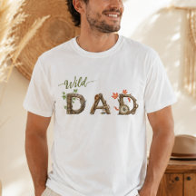 T-shirt voor vader van de wildebras voor mannen