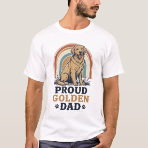 T-shirt voor vader van Golden Retriever - Cadeau v