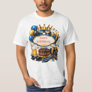 T-shirt voor vaders verjaardag Persoonlijk verjaar