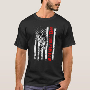 T-shirt voor vadersdag voor vader Reel Cool Paw Pa