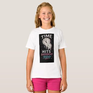 T-shirt voor verjaardag tiener meisje - Tijd tikt
