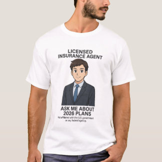 T-shirt voor verzekeringsagenten met licentie