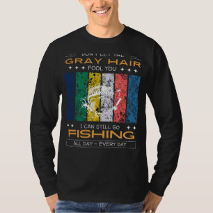 T-shirt voor Visliefhebbers - Grijs Haar, Visexper
