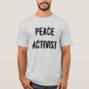 T-shirt voor vredesactivist