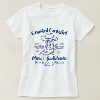 T-Shirt voor vrijgezellenfeest van kustcowgirl