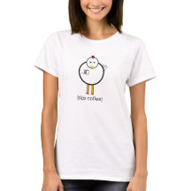 T-shirt voor vroege vogelpest, logo, voor dames