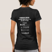 T-shirt (voor vrouwen) (Achterkant)