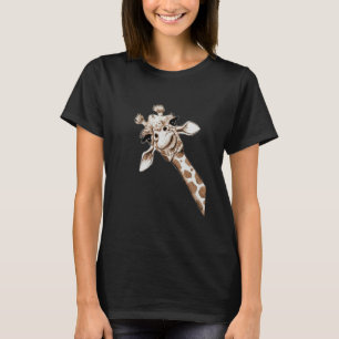 T-shirt voor vrouwen die van giraffen houden voor