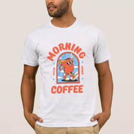 T-shirt voor vrouwen en mannen - Morning Coffee