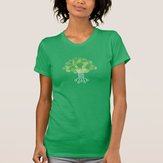 T-shirt voor vrouwen - Groen (Voorkant)