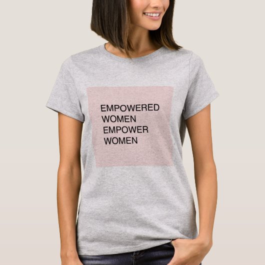T-SHIRT VOOR VROUWEN MET BEVOEGDHEDEN (Voorkant)