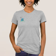 T-shirt voor vrouwen met logo van de Kinderbibliot