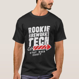 T-shirt voor vuurwerk op 4 juli Onafhankelijkheids