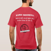 T-shirt voor Ward Security (Achterkant)