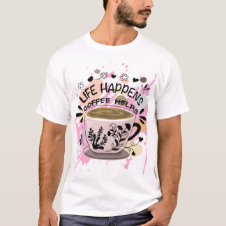 T-shirt voor wie van koffie houdt