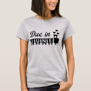 T-shirt voor zwangerschap in juni