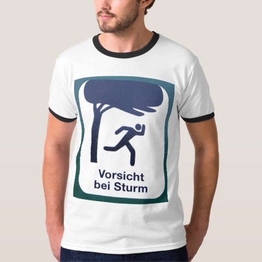 T-shirt Vorsicht_bei_Sturm (Devant)