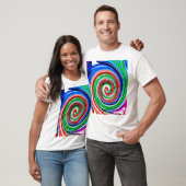 T-shirt Vortex coloré (Unisexe)