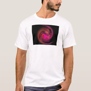 T-SHIRT VORTEX LÉGER FUCHSIA ROSE ROUGE