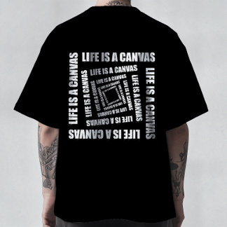 T-shirt Vortex of Creativity - Life is a Canvas Minimalist