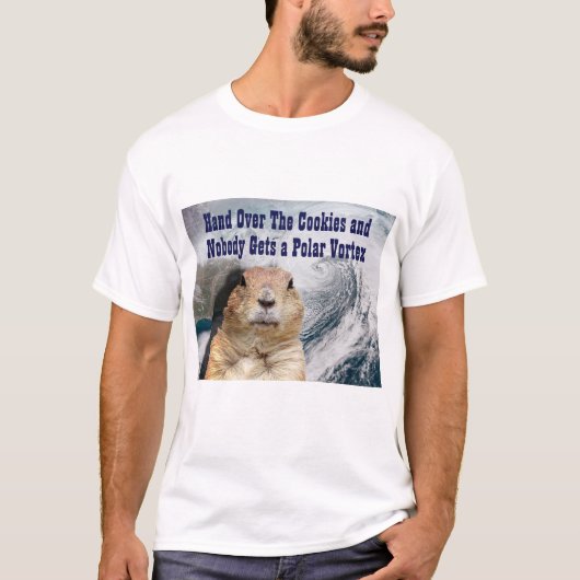 T-shirt Vortex polaire du Jour de la marmotte (Devant)