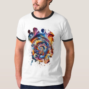 T-shirt Vortex tourbillonnant des couleurs