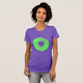 T-shirt Vortex Verde (Devant entier)
