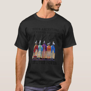 T-shirt Vos ancêtres sortent du nombre Votre peur Amérique