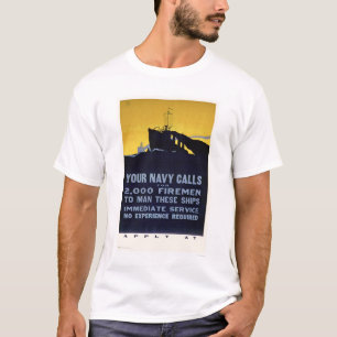 T-shirt Vos appels de marine - pompiers requis (US02298)