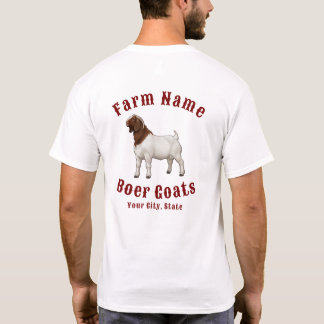 T-shirt Vos chèvres Boer de ferme