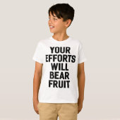 T-shirt Vos efforts porteront sur la motivation et les obj (Devant entier)