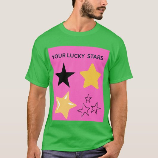 T-SHIRT VOS ÉTOILES CHANCEUSES (Devant)
