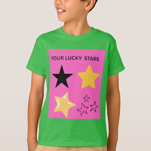 T-SHIRT VOS ÉTOILES CHANCEUSES (Devant)