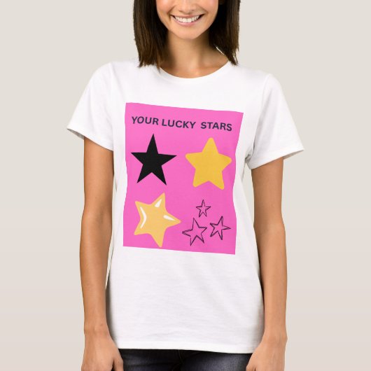 T-SHIRT VOS ÉTOILES CHANCEUSES (Devant)