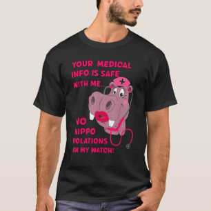 T-shirt Vos informations Médicales sont sécurité HIPAA HIP