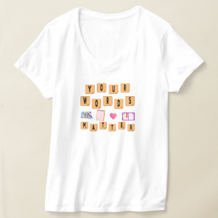 T-shirt Vos Mots Matière Chemise, Split Tee, Neurodiversit