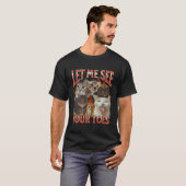 T-shirt Vos orteils drôle de chat mème contrefaçon graphiq (Devant entier)