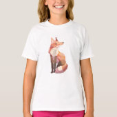 T-shirt Vos, pixels, Pixel Art, Fox (Devant)