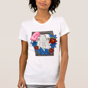 T-shirt Vos Poumons Illustration Médicale, Berry Popsicle