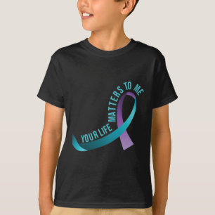 T-shirt Vos Problèmes De Vie Pour Moi Suicide Prévention