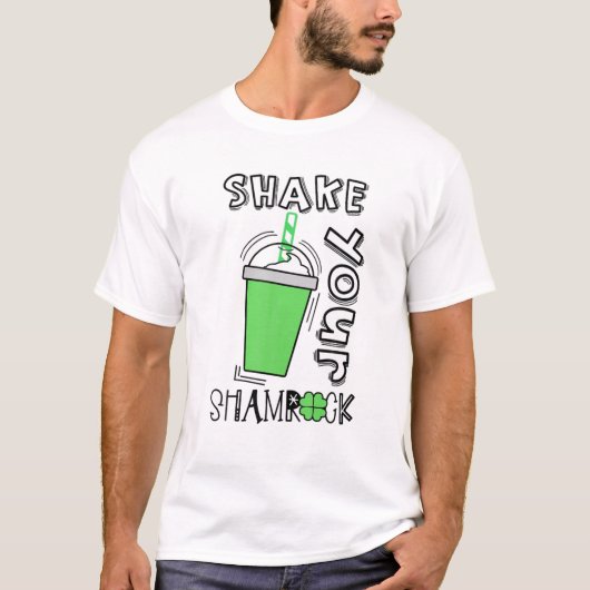T-shirt Vos Shamrocks Bonne Saint Patrick (Devant)