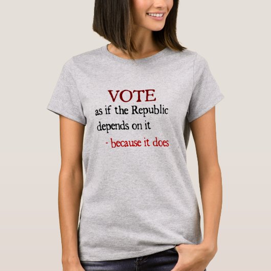 T-shirt Vote (Devant)