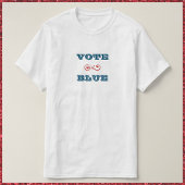 T-shirt Vote bleu