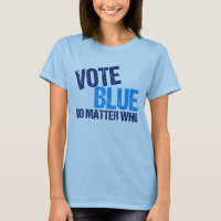 Vote Bleu Peu Importe Qui Parti Démocratique