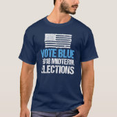 T-shirt Vote Blue 2018 Élections de mi-mandat Démocrate (Devant)